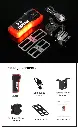 Luz trasera ALARMA  Enfitnix Xlite BT