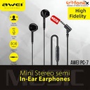Audifonos alambricos Awei PC7