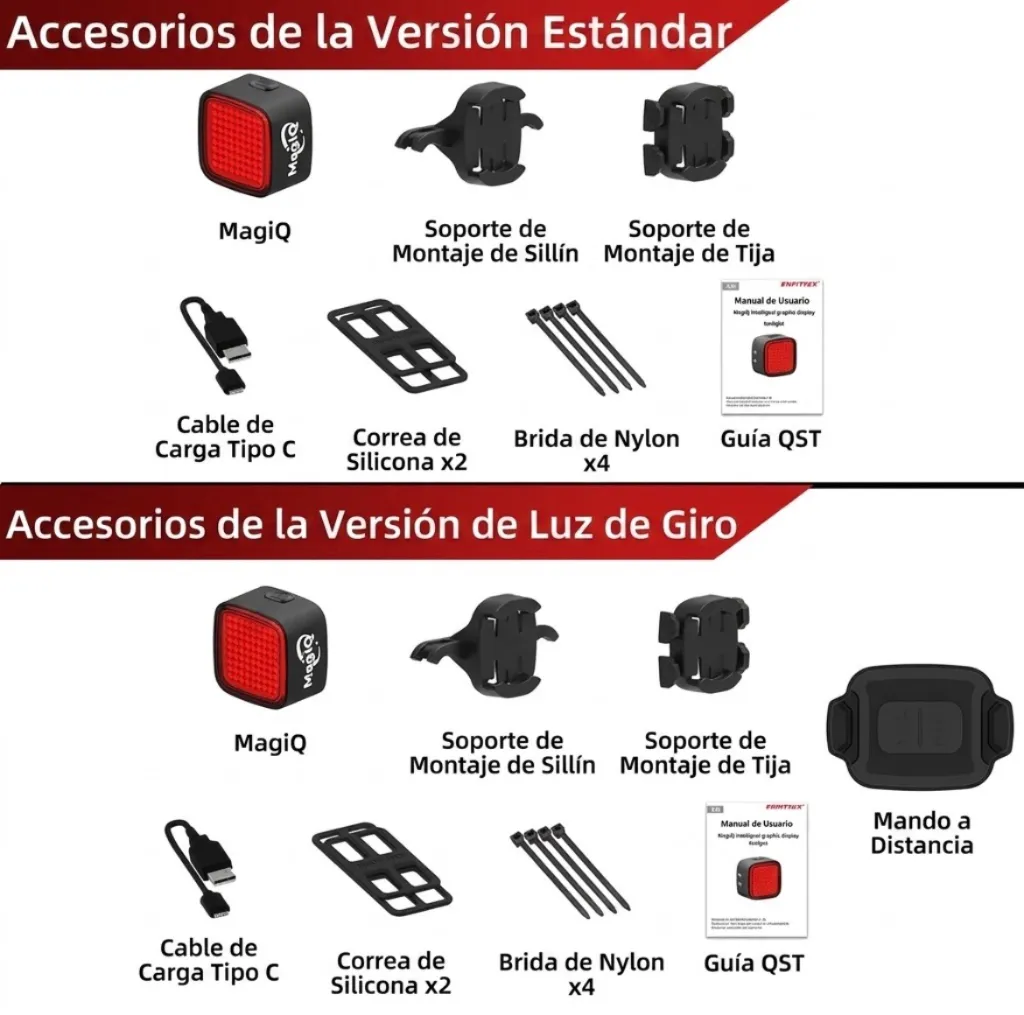 accesorios incluidos enfitnix magiq