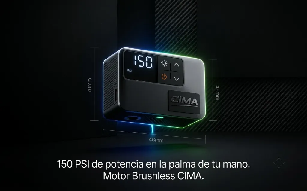 MINI Inflador electrico 150psi
